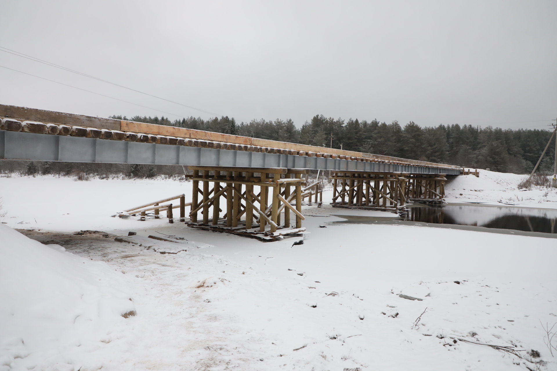 Реконструкция моста через реку Кубена в Вологодской области